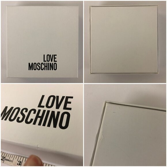 Love Moschino‎ Canvas Shopper Bag Metal Handles with Box. Unisex - Picture 11 of 16